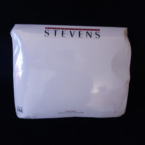 New Vintage Stevens No Iron Percale One Twin Fitted Sheet USA Floral Pattern - Picture 6 of 6